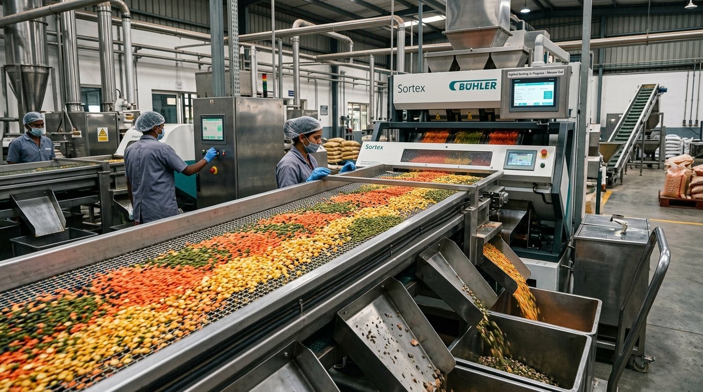 Agribusiness pulses processing & sorting