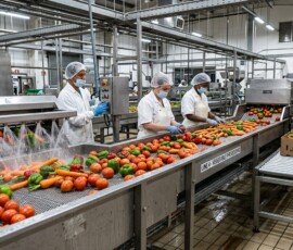 Media Center vegetables sorting & packing